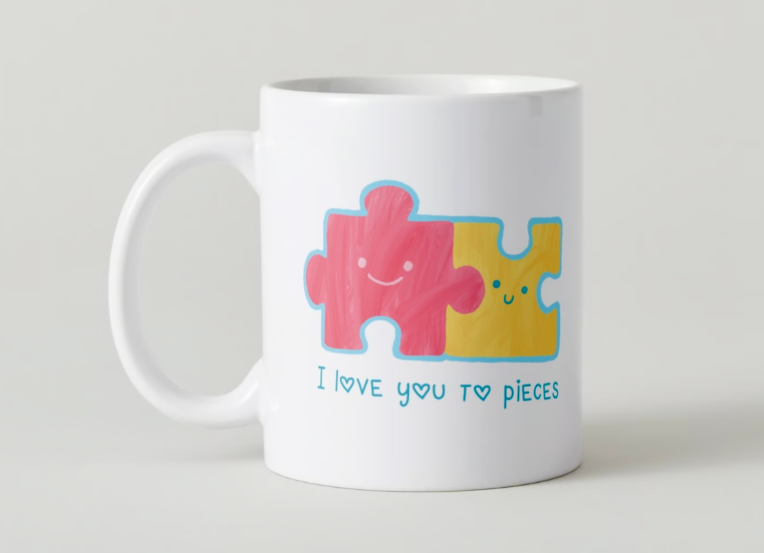 “Ily to pieces” чаша