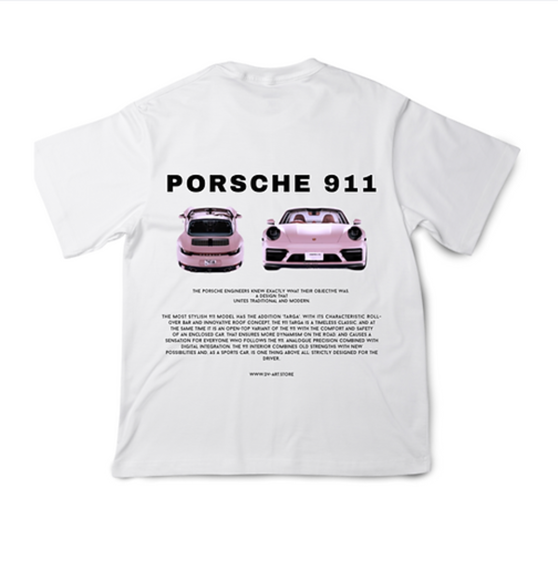 “Porsche 911, pink” тениска