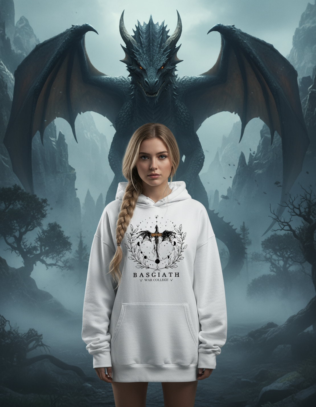 “Basgiath war collage” суичър