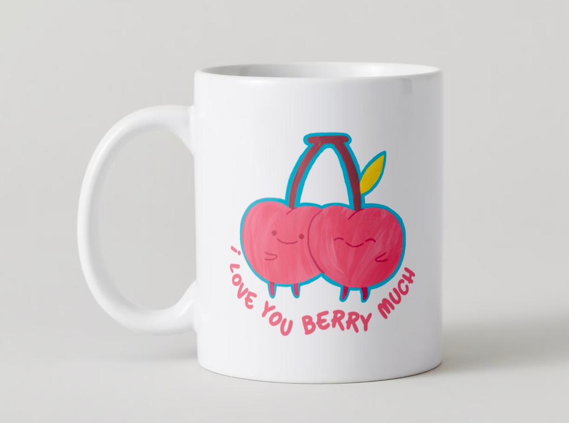 “Ily berry much” чаша