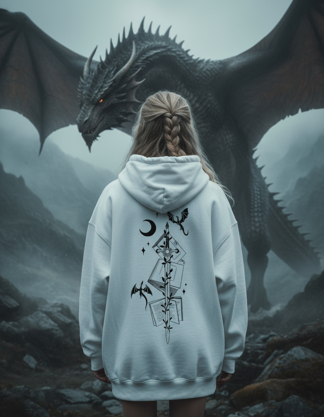 “Basgiath war collage” суичър