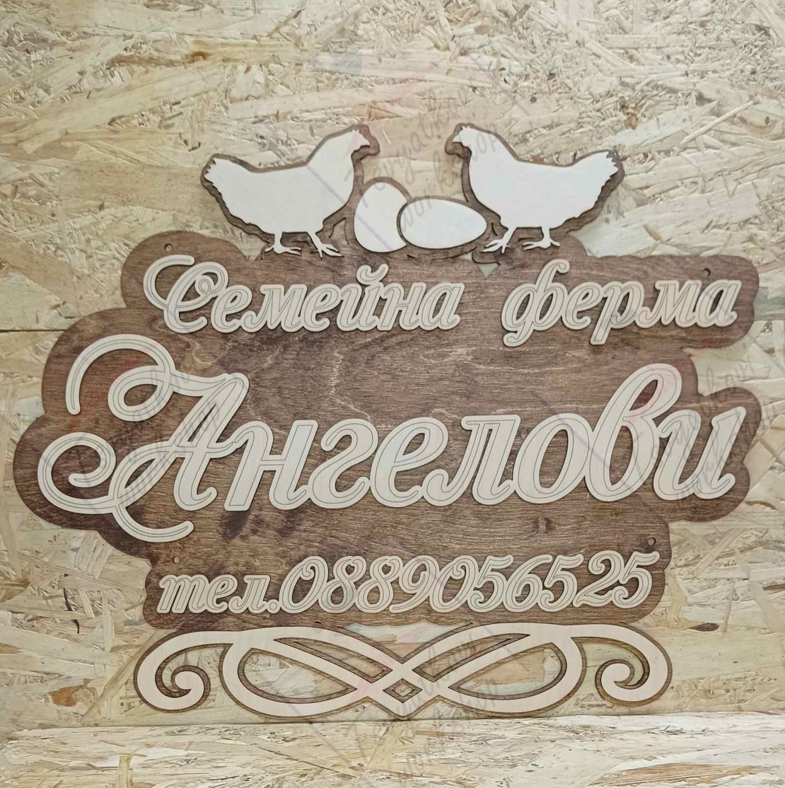 3D Табела за врата