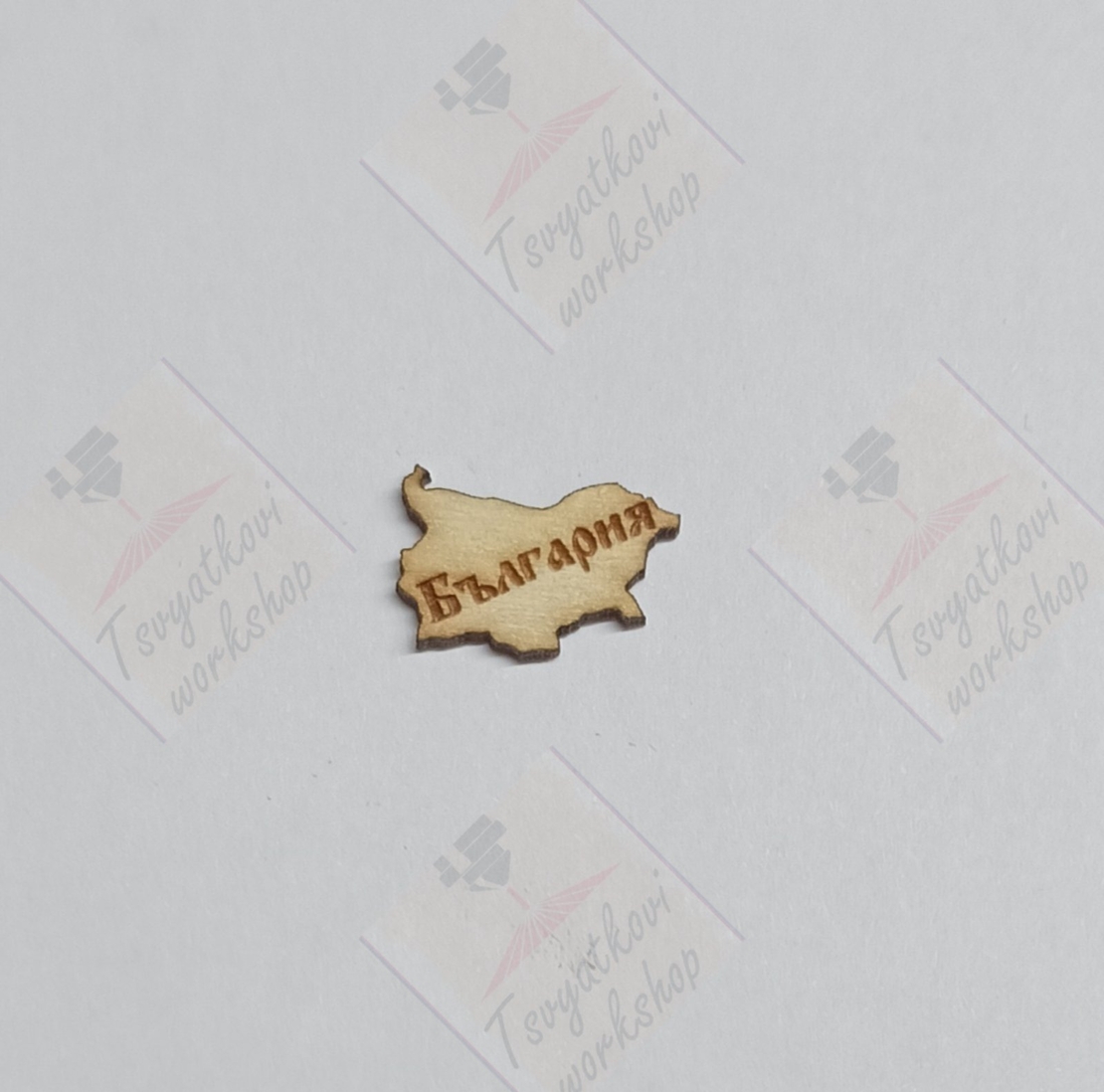 Плочка Карта на България 20*17*2,5мм-10бр.