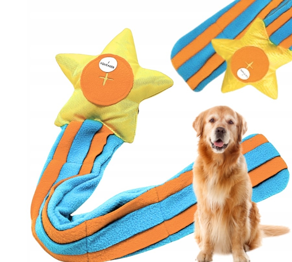 ИГРАЧКА ЗА КУЧЕ С ПЪЛНЕЖ, ШУМЛЕЩА ОПАШКА, ПИЩУШКАЩА ЗВЕЗДА