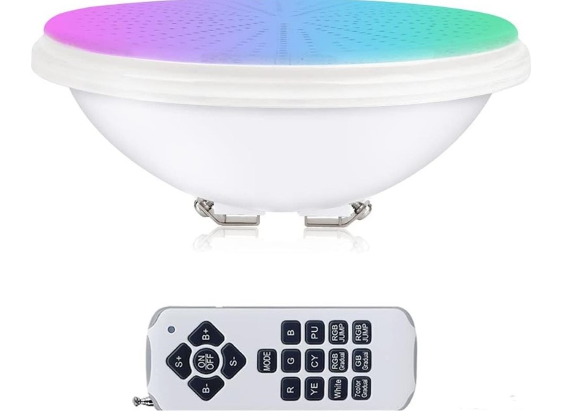 KWODE PAR56 LED осветление за басейн, 54W RGB LED лампа, LED осветление за басейн, запълнено със смола, 12V AC/DC Led Par56