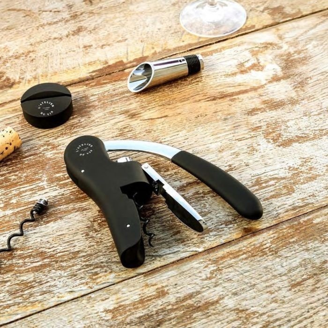 Комплект за вино L' Atelier Du Vin Sommelier set, 4бр, Oeno Collection, Черен