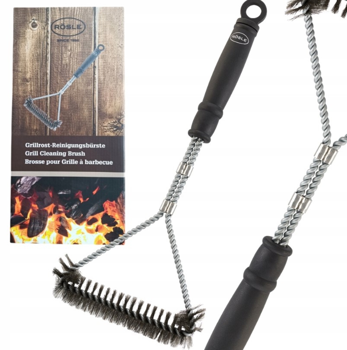 ЧЕТКА ЗА ПОЧИСТВАНЕ НА СКАРА ROSLE ИНСТРУМЕНТИ ЗА СКАРА АКСЕСОАРИ