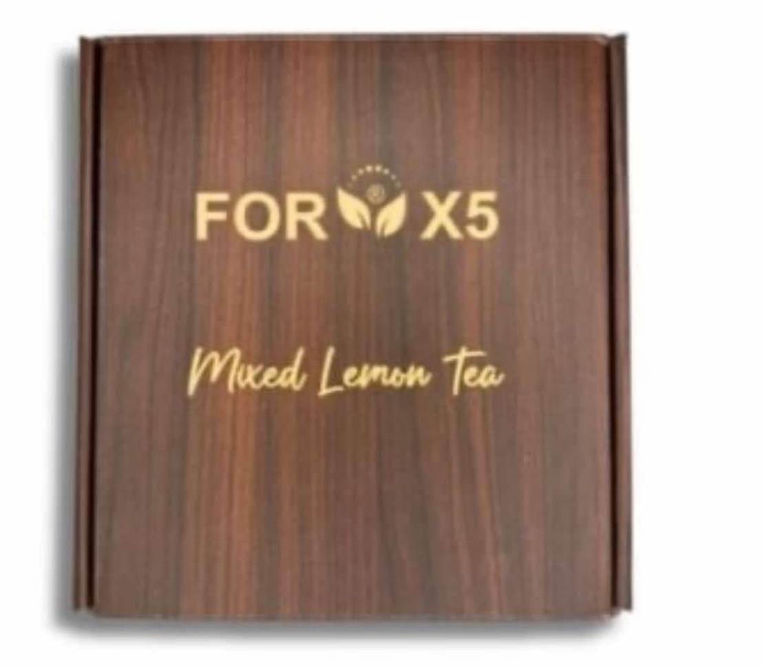 Билкова детоксикираща напитка Detox For X5 с вкус на лимон - 30 сашета