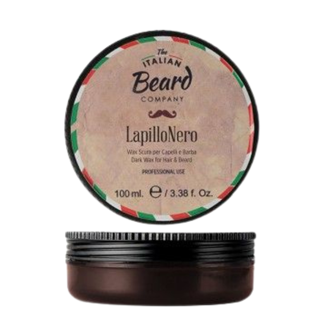 Fixing wax for gray hair/beard Lapillo Nero - 100 ml.