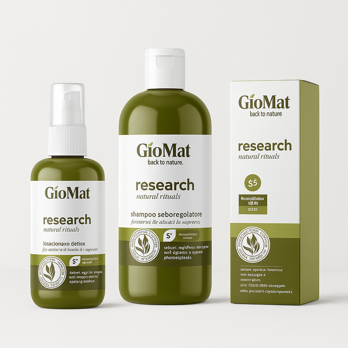 Комплект терапия против мазна коса