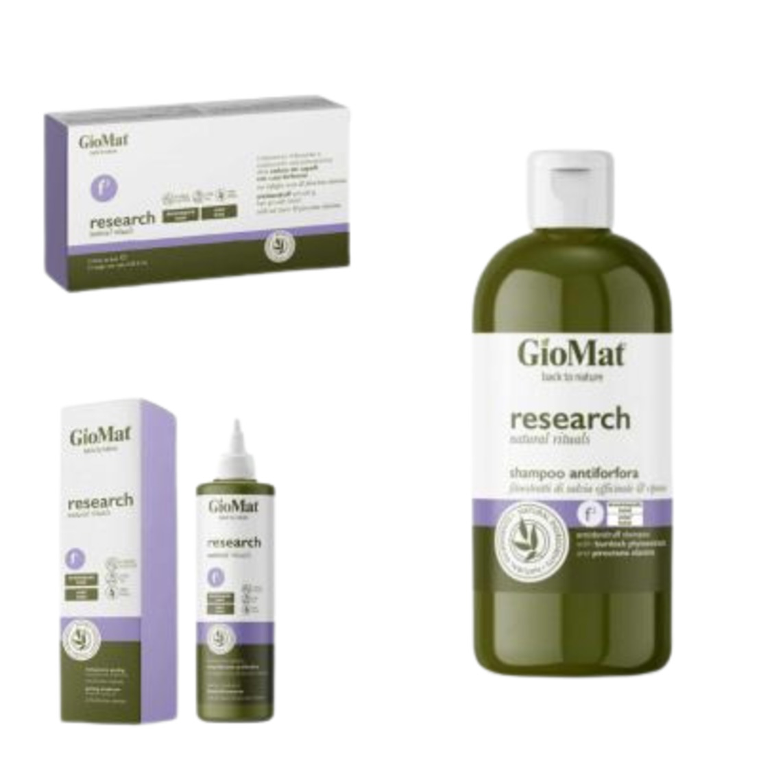 Anti-dandruff therapy set