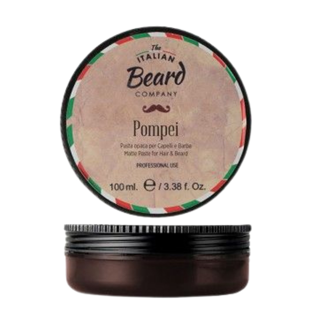 Pompei matte effect fixing paste - for strong fixation for hair and beard - 100 ml.