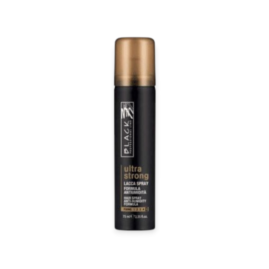 Black Ultra Strong Hairspray 75 ml