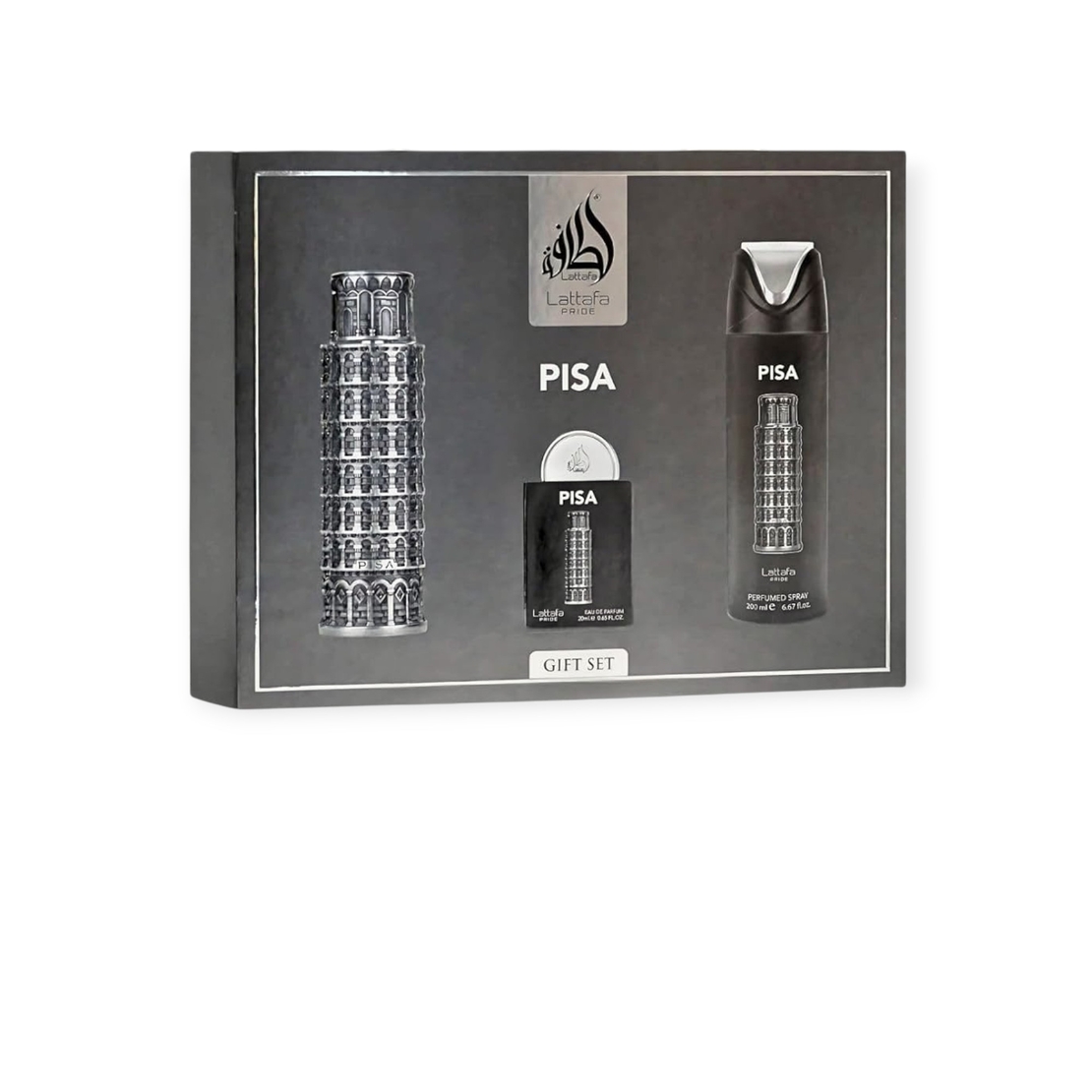 Lattafa Pride Pisa EDP 100 Uni+200 Deo+EDP 20