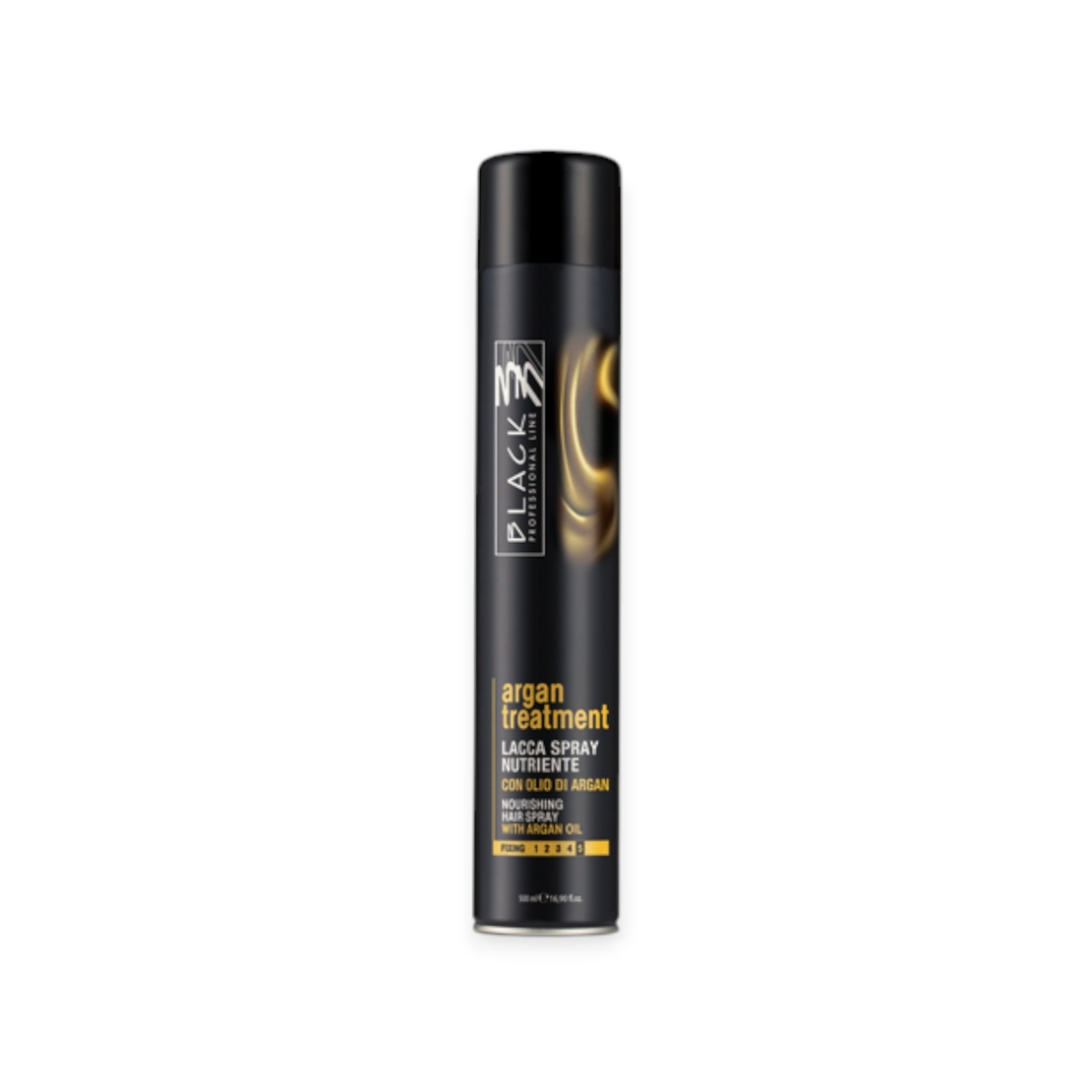 Black hairspray Argan 500 ml