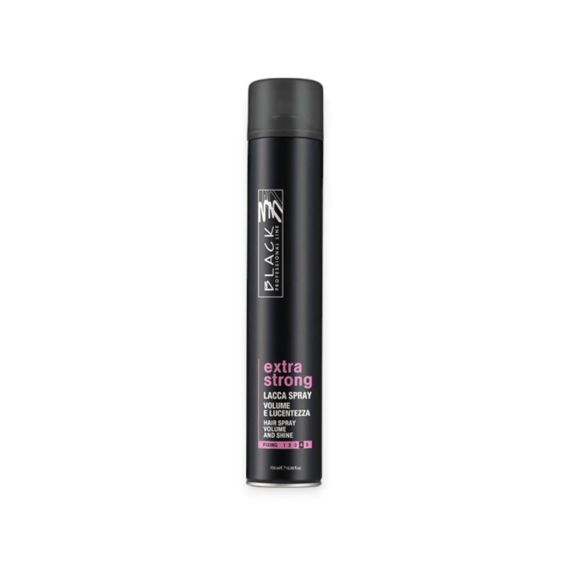 Black Extra Strong Hairspray 750 ml