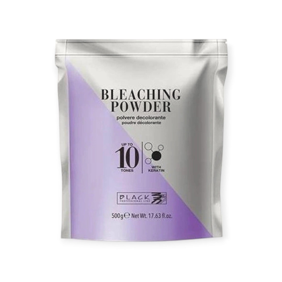 Black bleach with keratin 10 tones 500 g