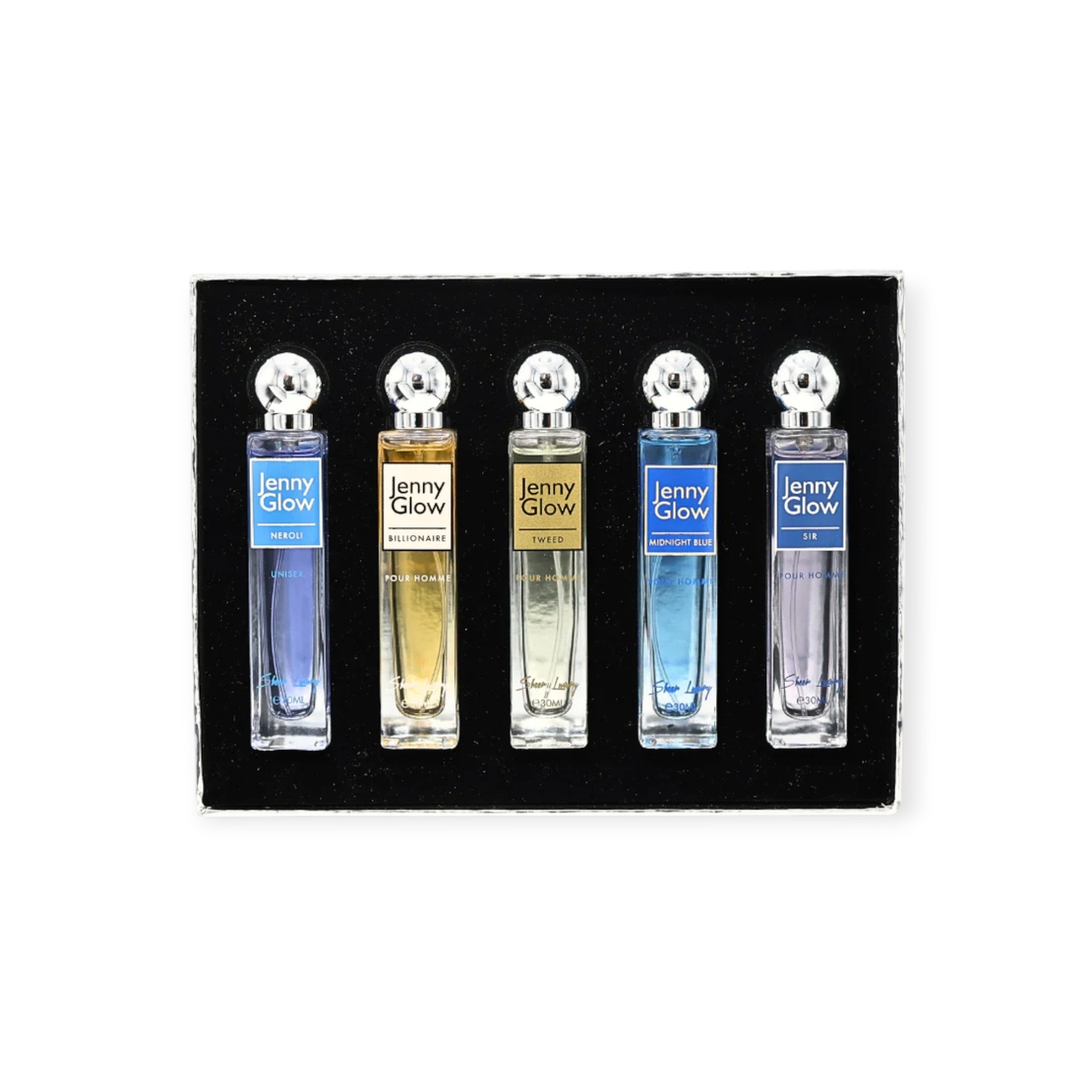 Sterling Jenny Glow 5x30 ml EDP Neroli,Billionaire,Tweed,Midnight,Sir