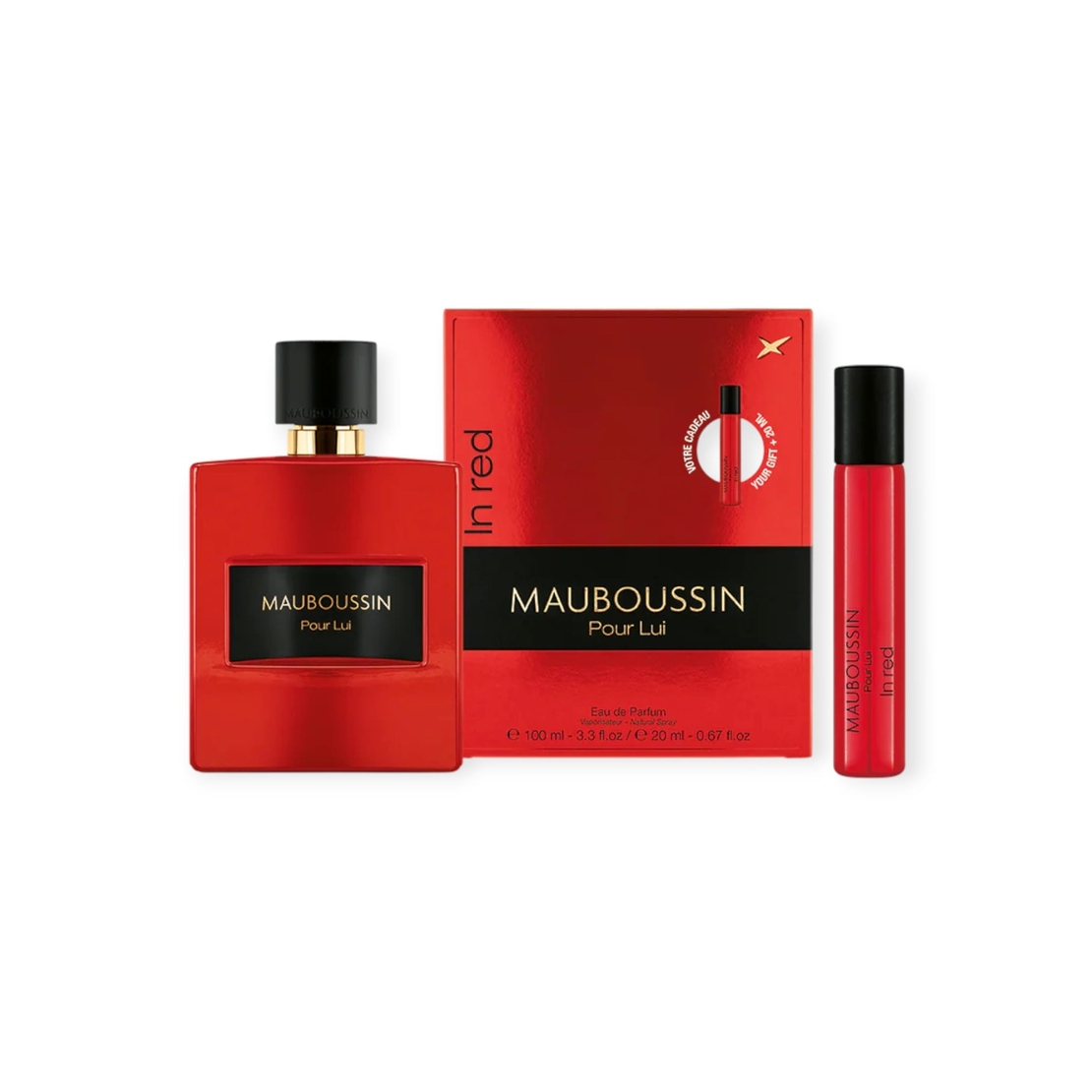 Mauboussin Pour Lui in Red EDP 100 M+20 ml