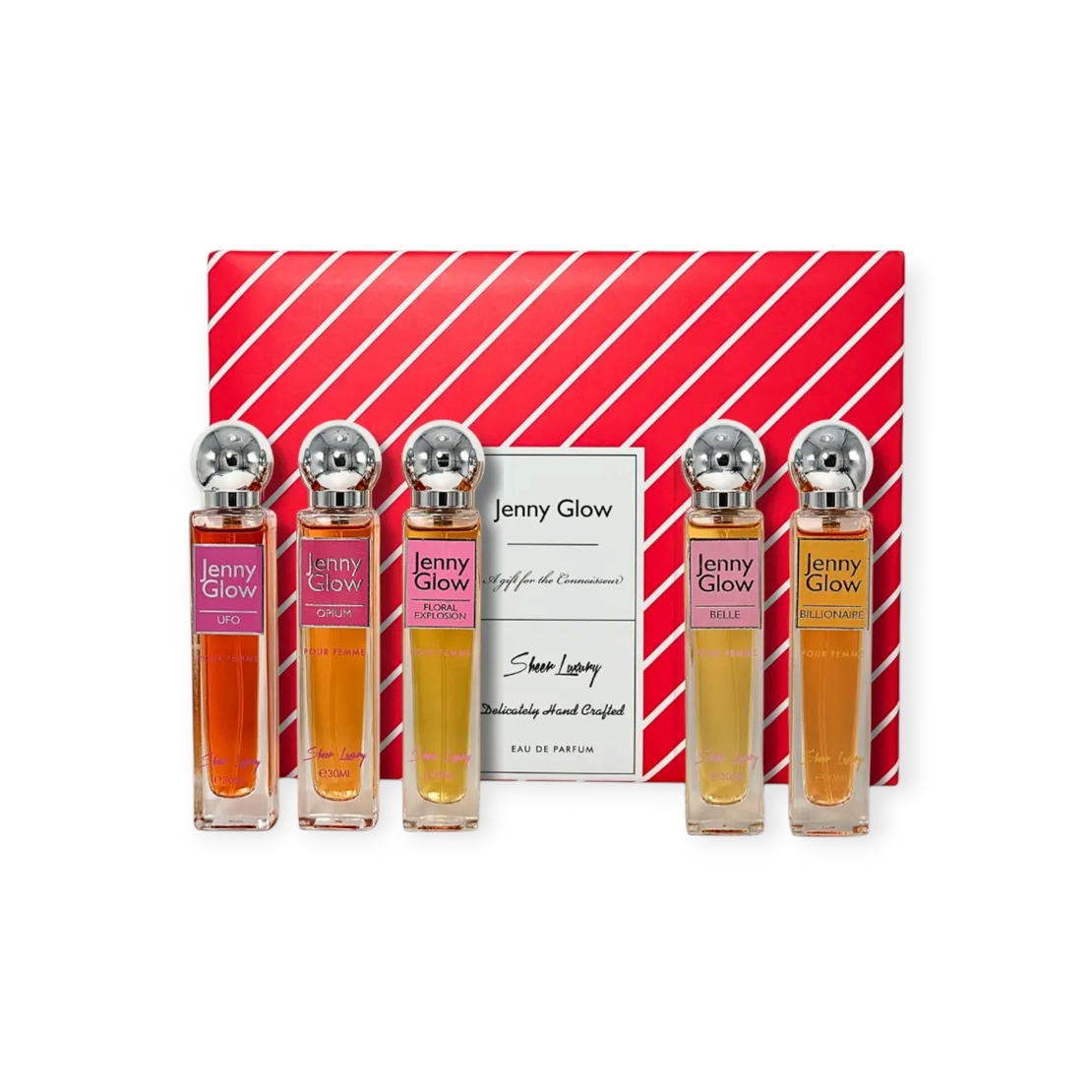 Sterling Jenny Glow 5x30 ml EDP Ufo,Opium,Floral,Belle,Billionaire