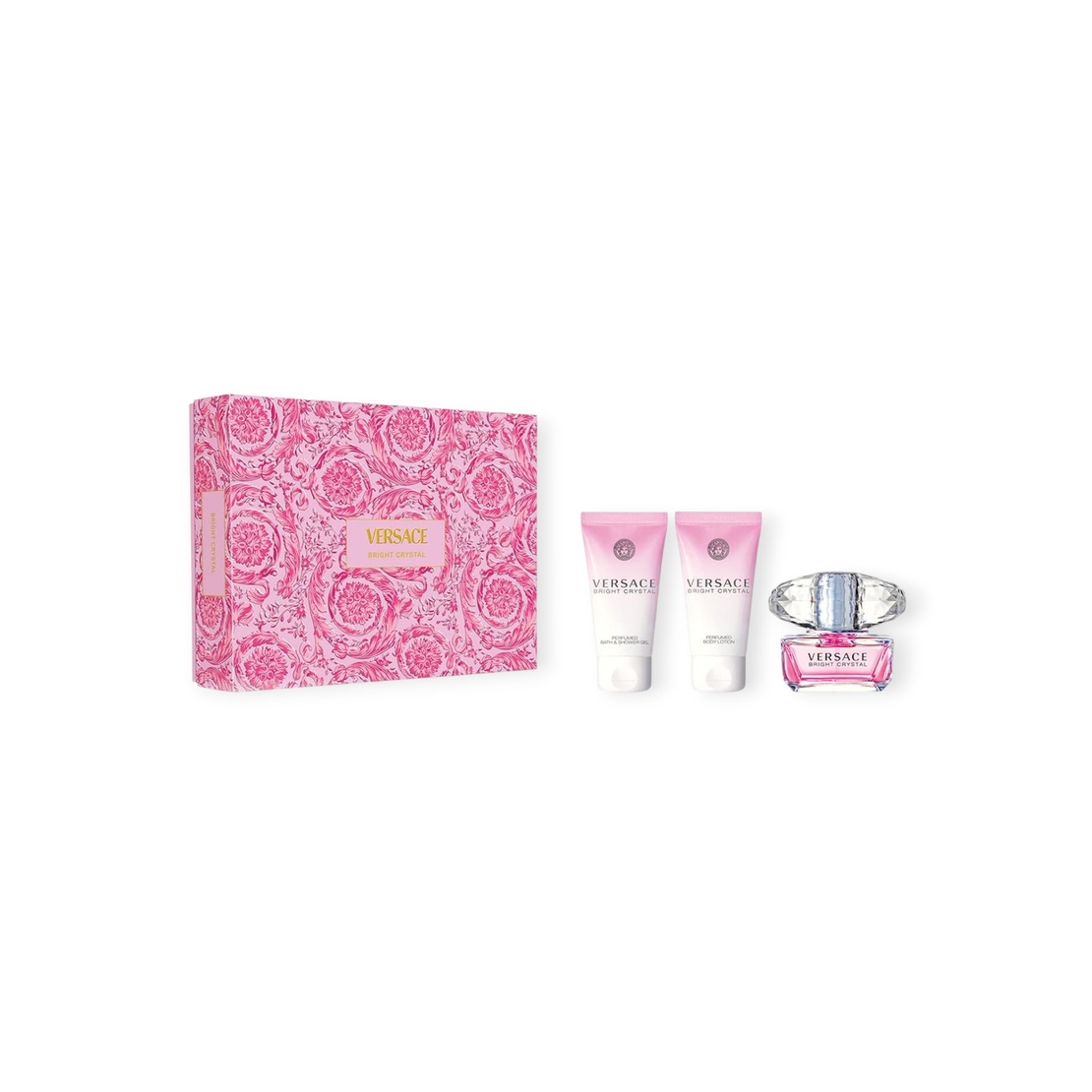 Versace Bright Crystal EDT 50 W+50 S.G+50 B.L