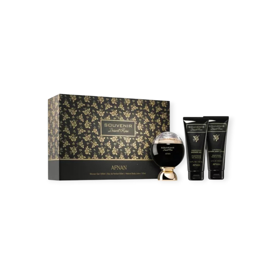 Afnan Souvenir Desert Rose EDP 100 W+100 B.L+100 S.G