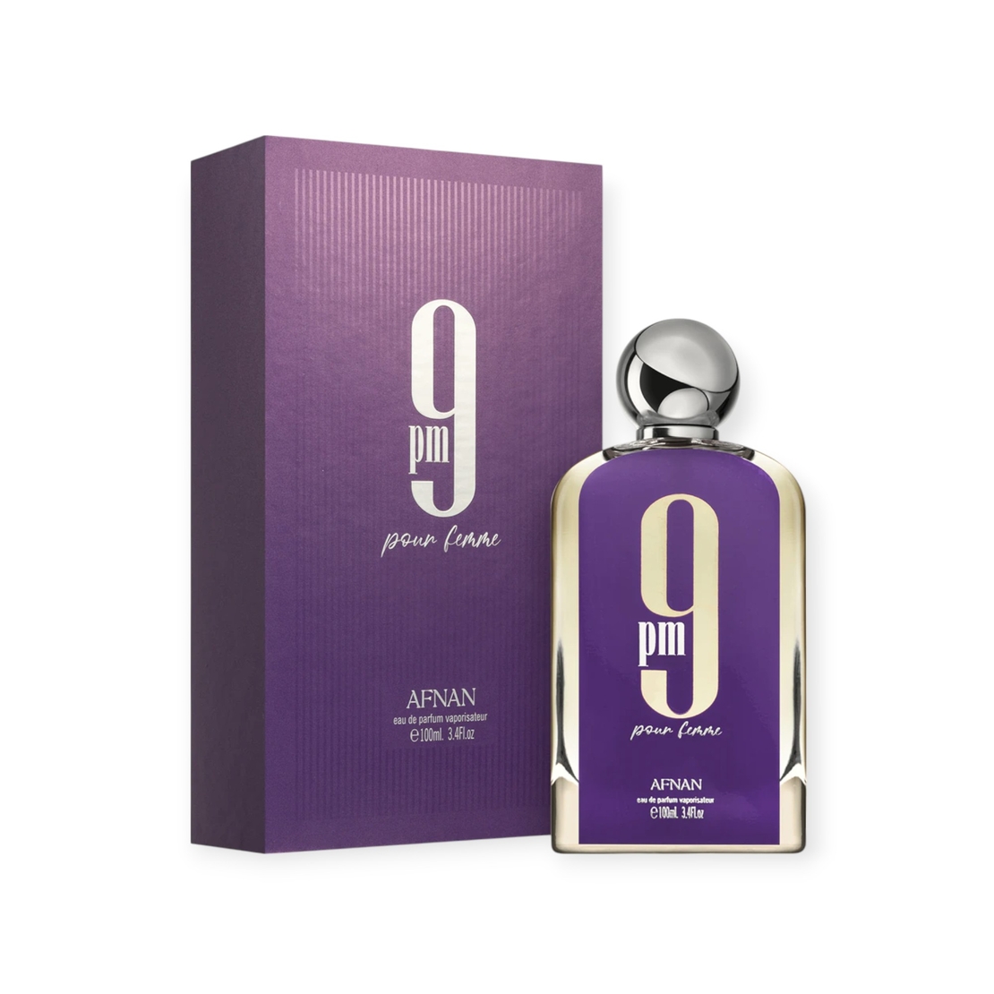 Afnan 9 Pm Pour Femme EDP 100 W