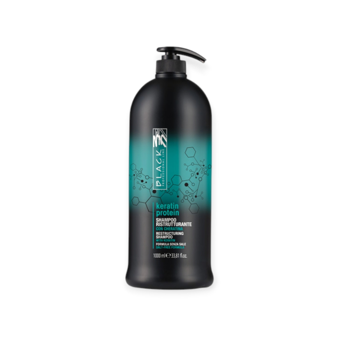 Black Keratin Protein Shampoo 1000 ml