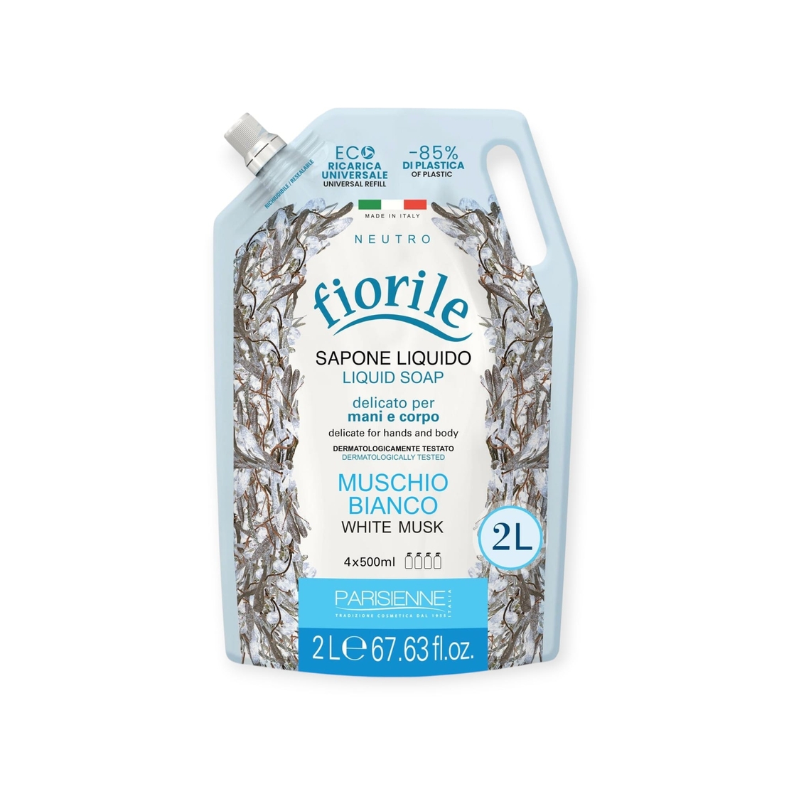 Fiorile Течен Сапун Бял муск 2000 ml