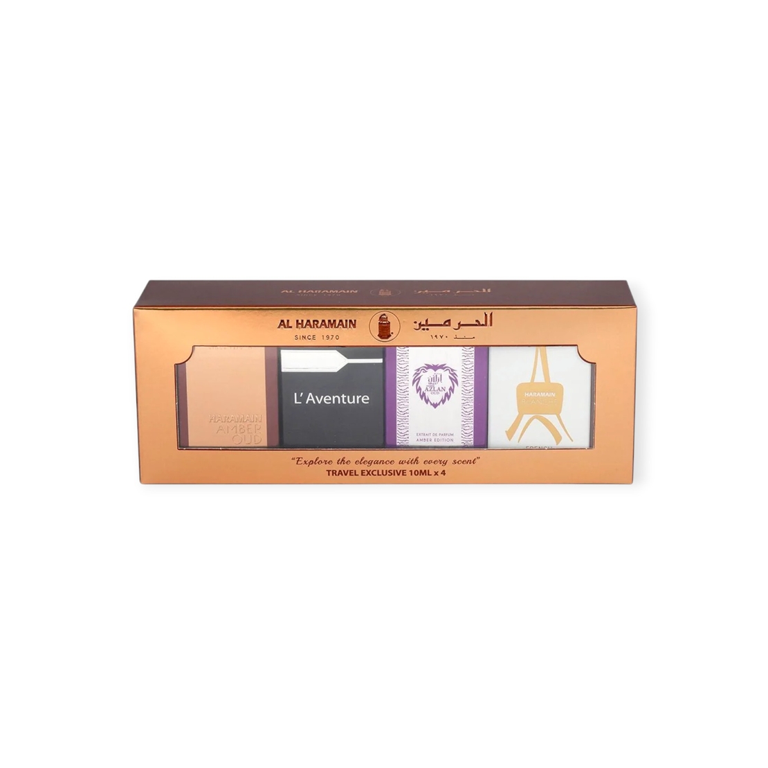 Al Haramain Collection 4 x10 ml Uni Amber,L Aventure,Amber,Blanche