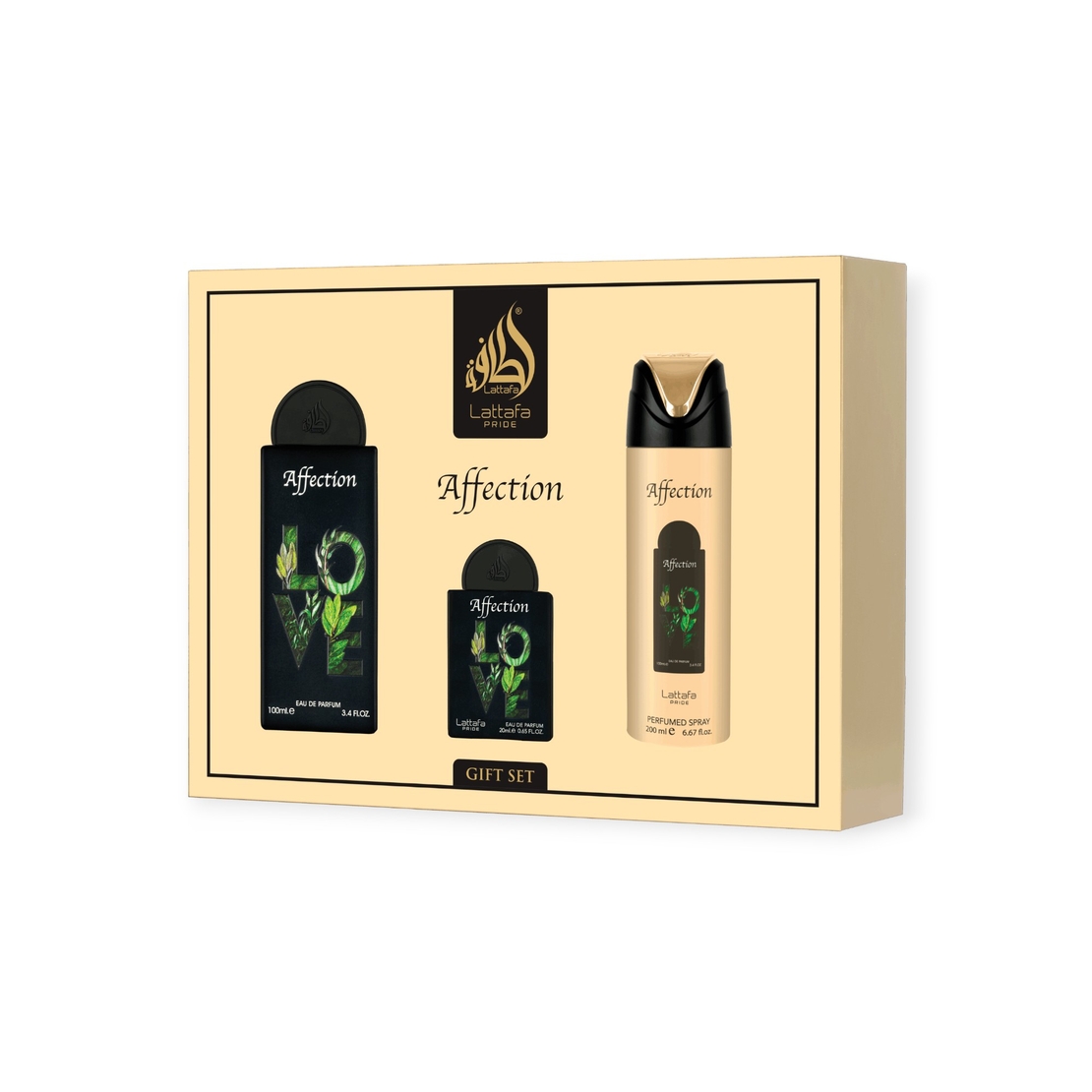 Lattafa Pride Affection EDP 100 Uni+200 Deo+EDP 20