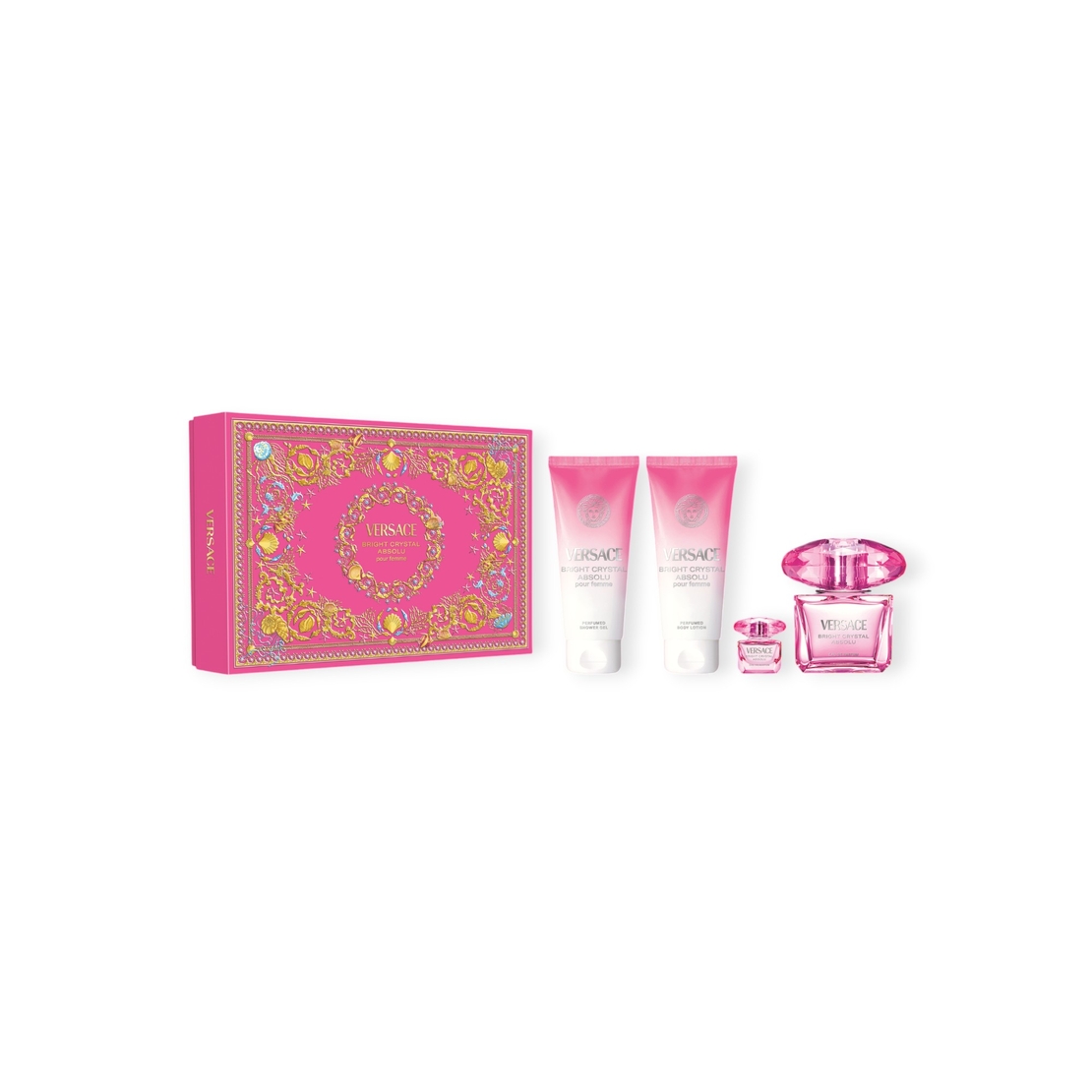 Versace Bright Crystal Absolu EDP 90 W +100 B.L+100 S.G +5 ml