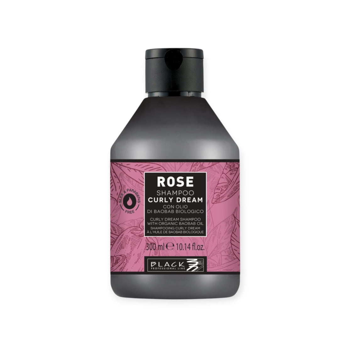 Black Rose Ш-н за къдрава коса 300 мл