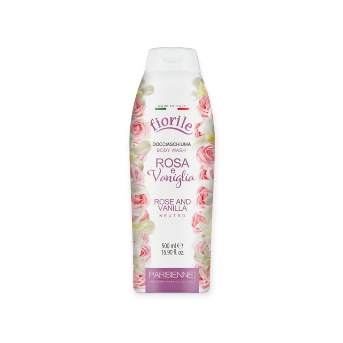 Fiorile shower gel rose and vanilla 500 ml