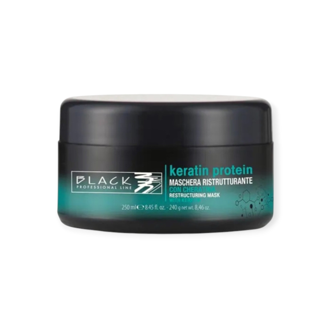 Black shampoo Keratin Protein 250 ml