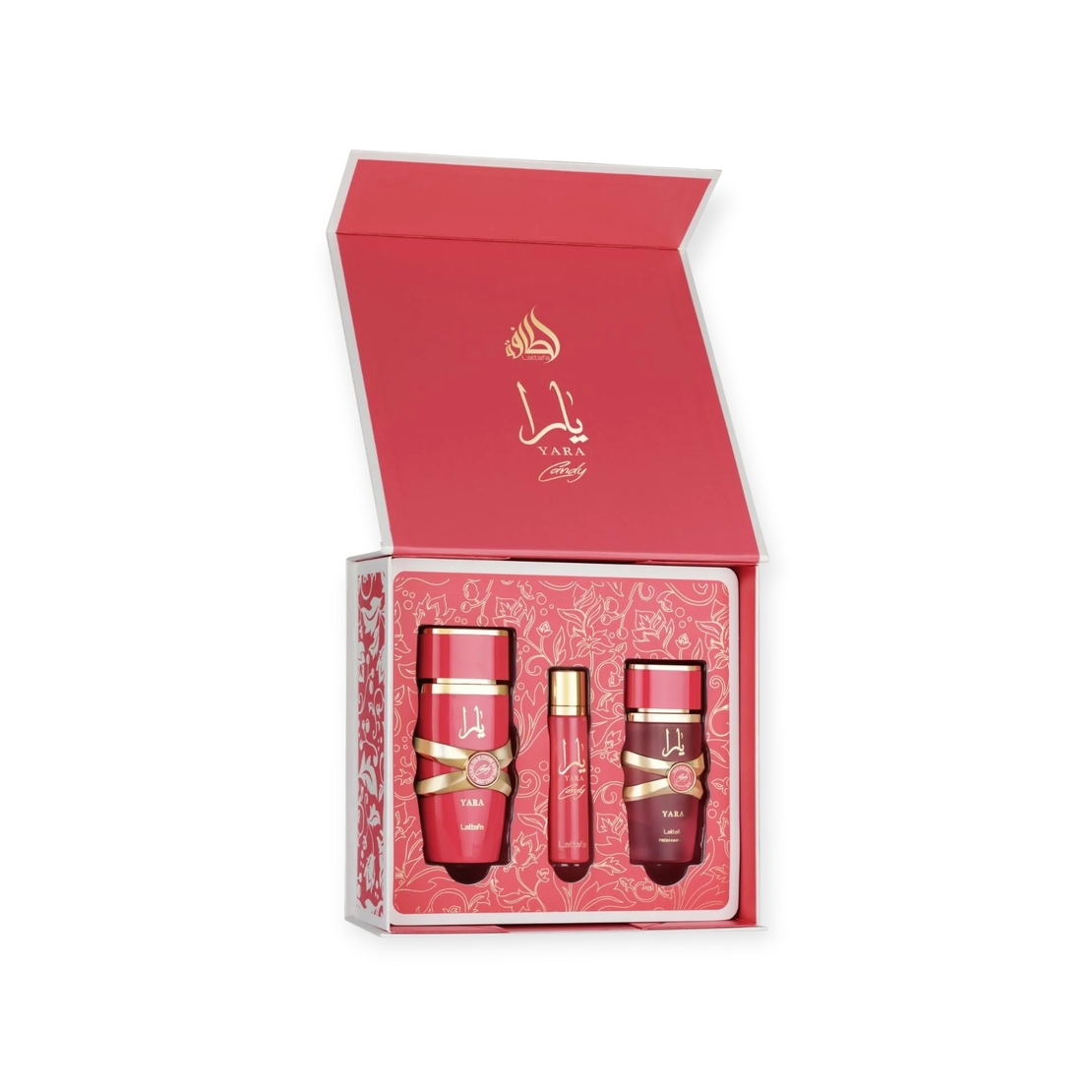 Lattafa Yara Candy EDP 100 + 50 Hair Mist+EDP 12