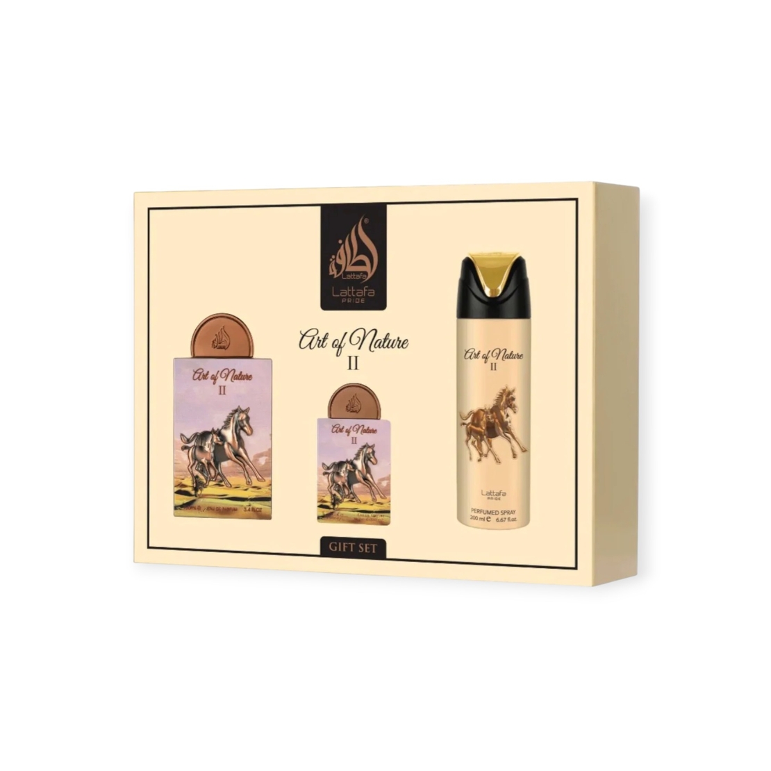 Lattafa Pride Art of Nature 2 EDP 100 Uni+200 Deo+EDP 20 ml
