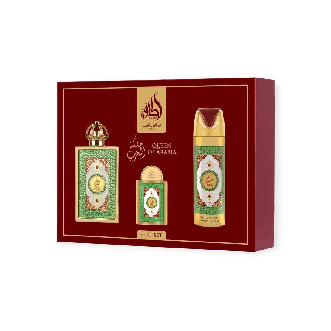 Lattafa Pride Queen of Arabia EDP 100 W+200 Deo+ EDP 20 ml