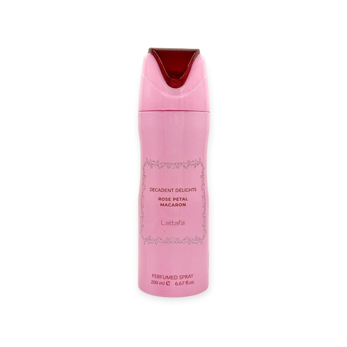 Lattafa Decadent Delights Rose Petal Macaron Deo 200 W