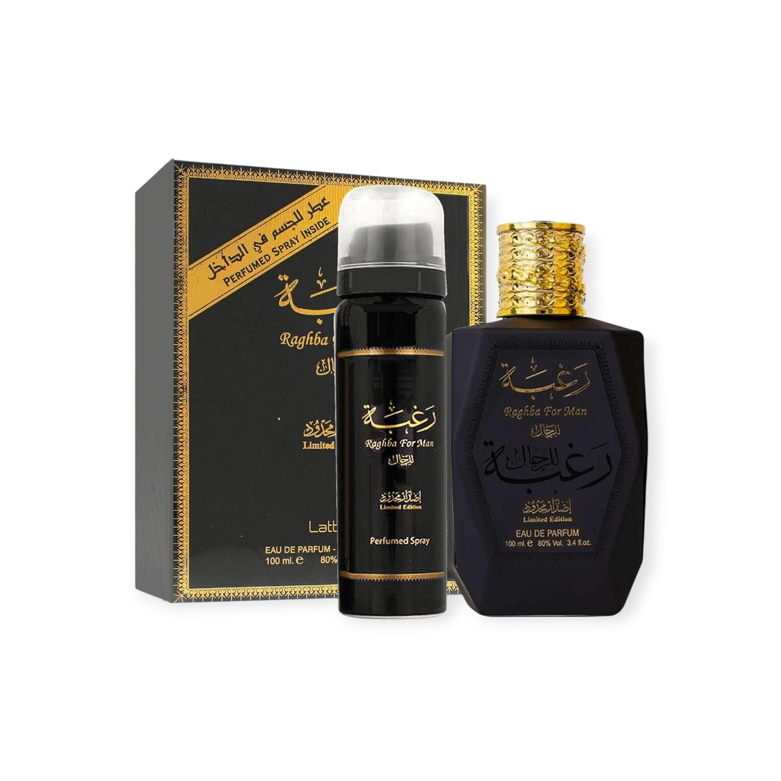 Lattafa Raghba Limited Edition EDP 100 M+50 Deo