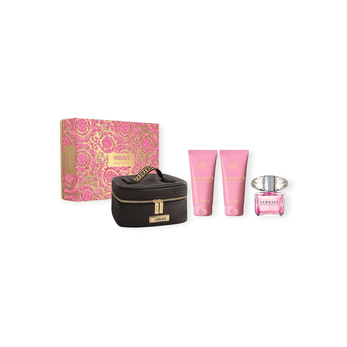 Versace Bright Crystal EDT 90 W+100 S.G+100 B.L+bag