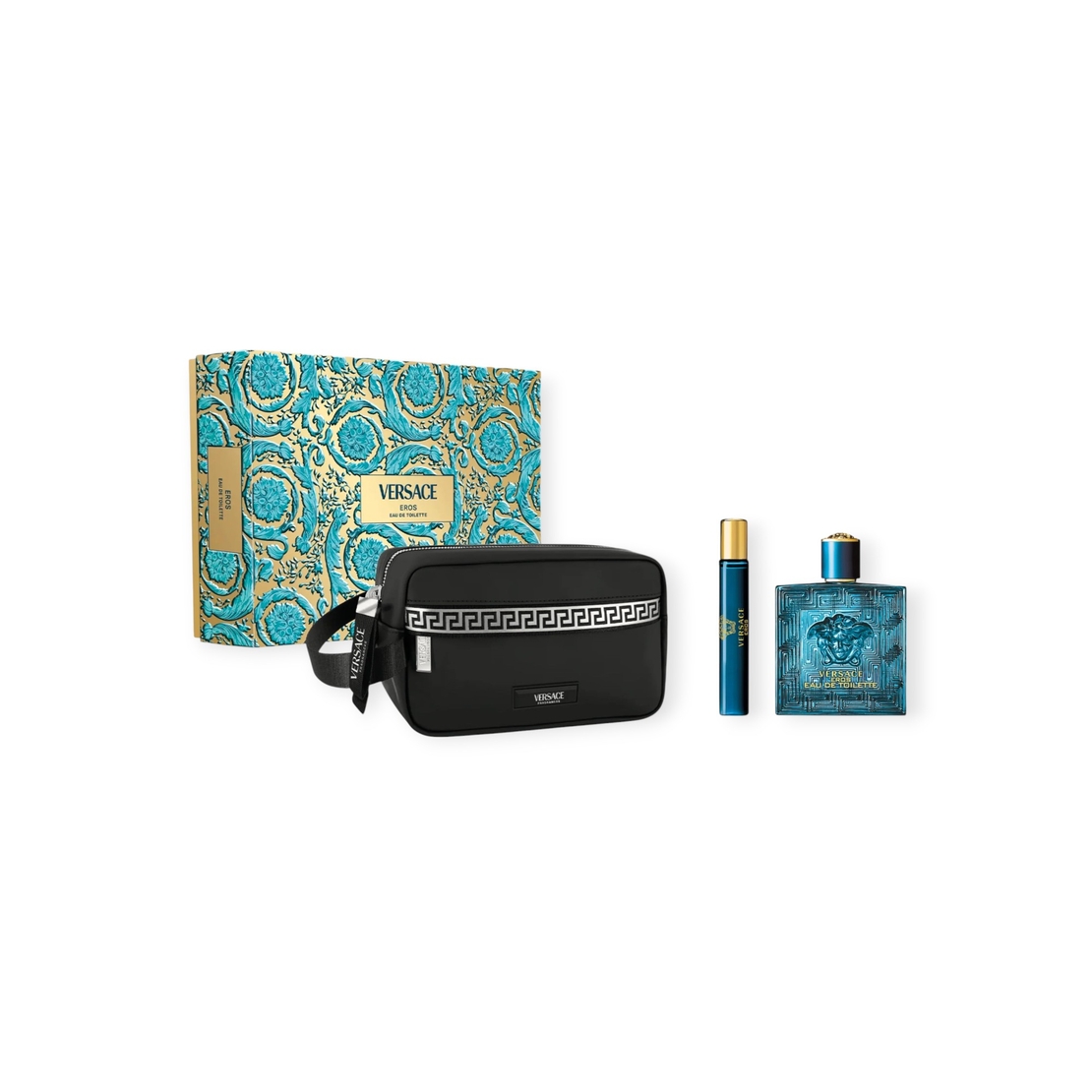 Versace Eros EDT 100 M + EDT 10 ml+bag