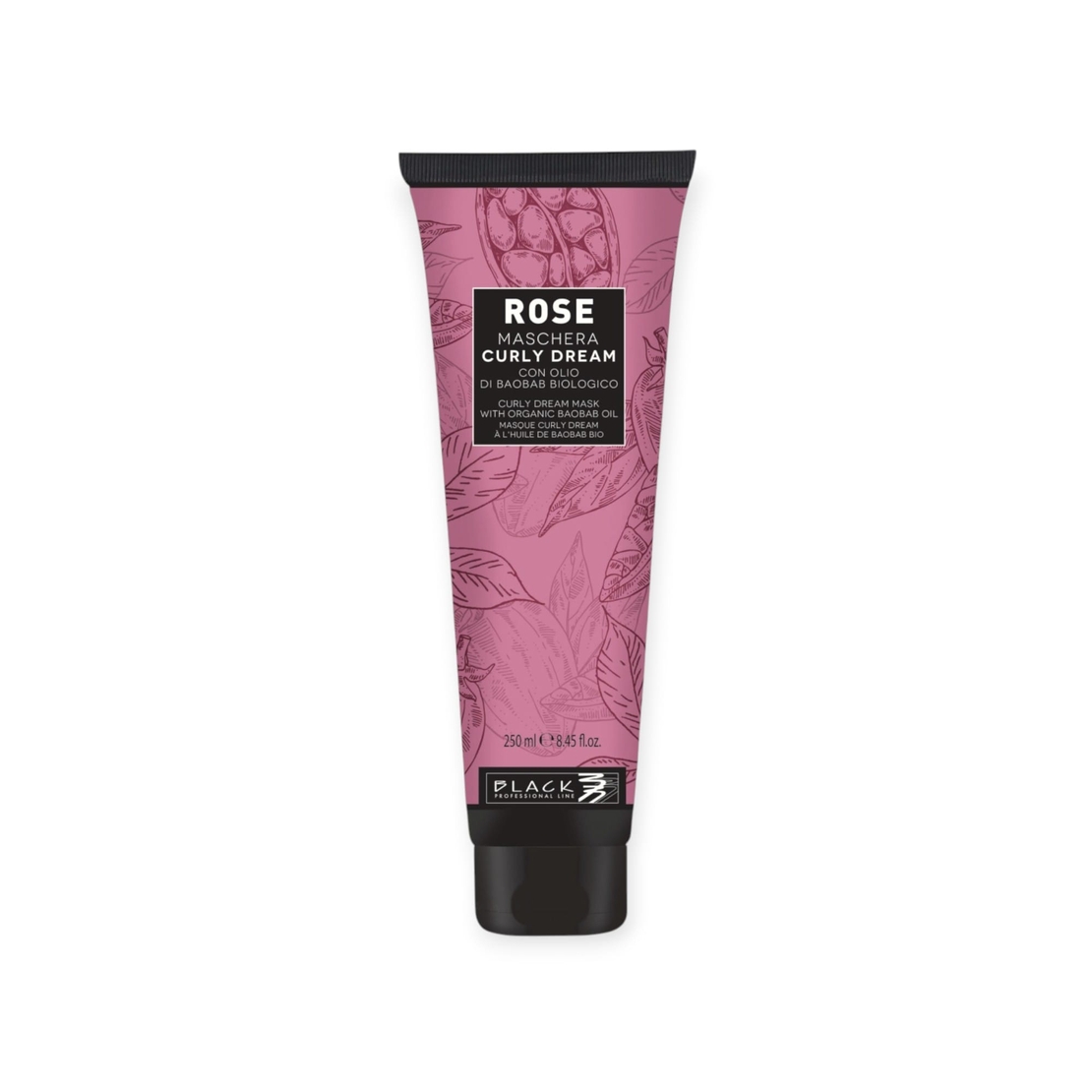 Black Rose mask for curly hair 250 ml