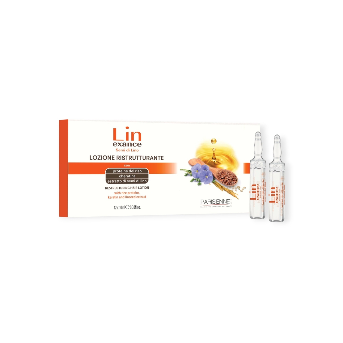 Linexance Hair Ampoules with Flaxseed and Keratin