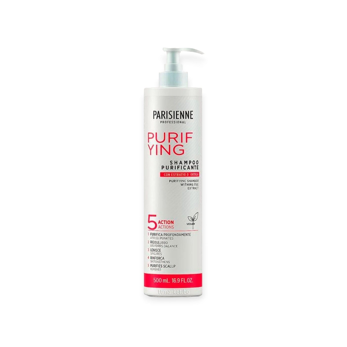 Parisienne shampoo Purificante Nettle 500 ml