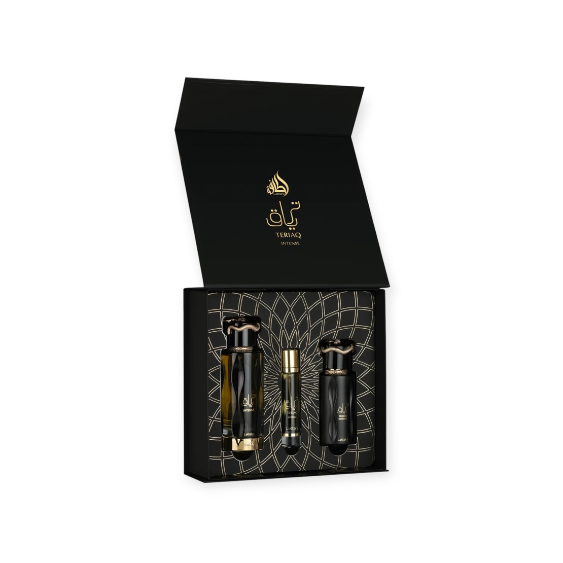 Lattafa Teriaq Intense EDP 100 + 50 Hair Mist+EDP 12