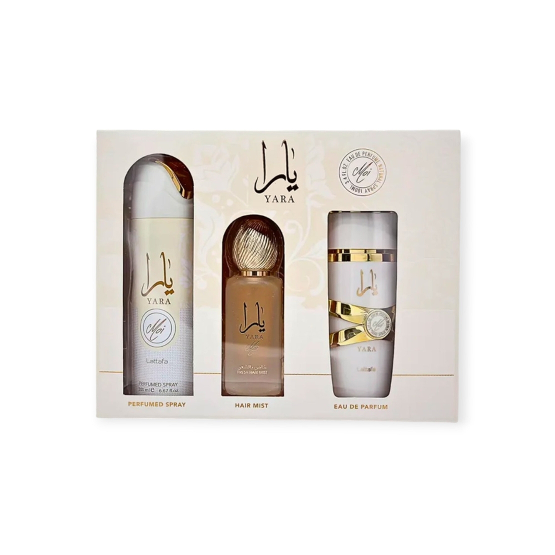 Lattafa Yara Moi EDP 100 W+200 Deo+50 Hair Mist