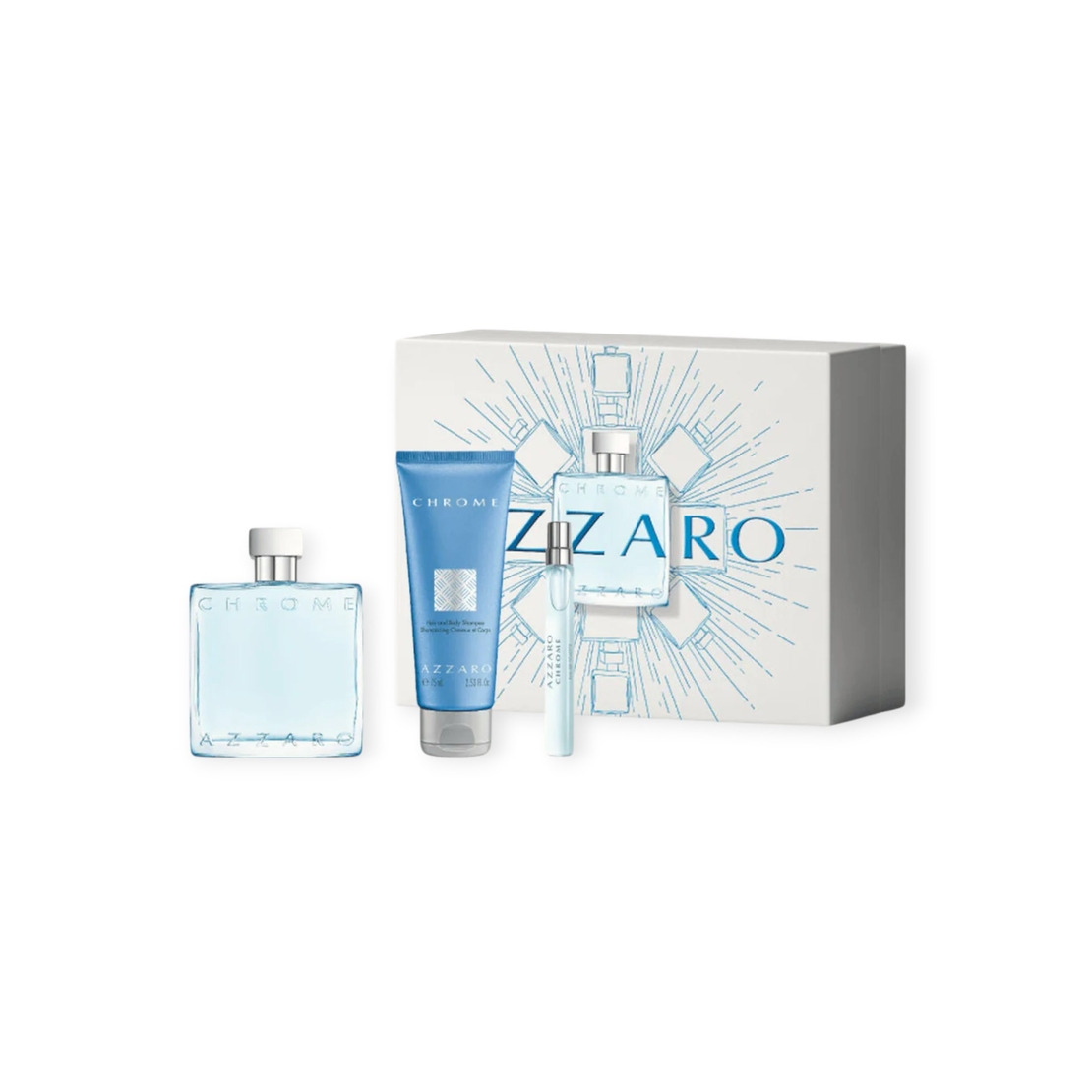 Azzaro Chrome EDT 100 M + 100 SG+50 AS