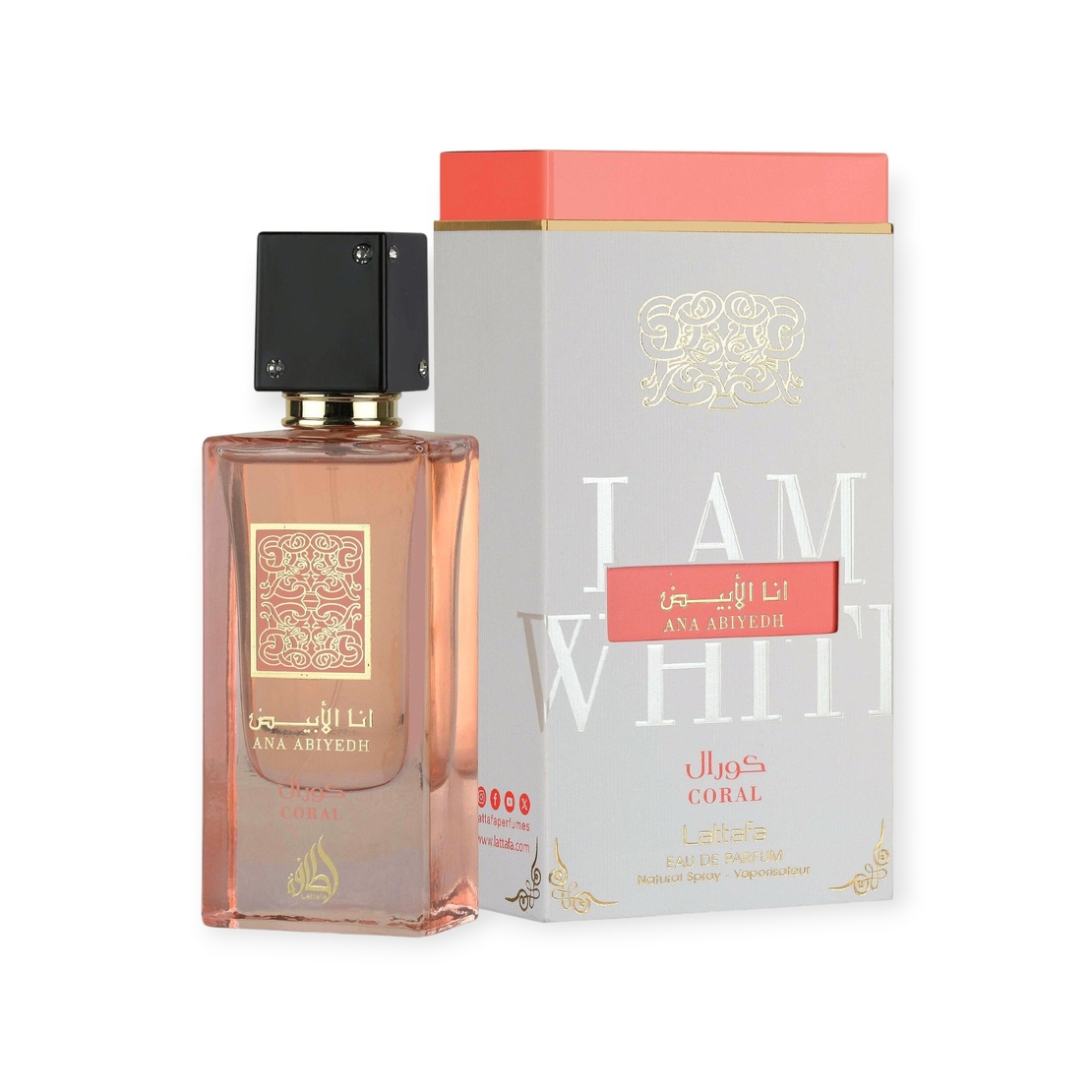 Lattafa Ana Abiyedh Coral EDP 60 W