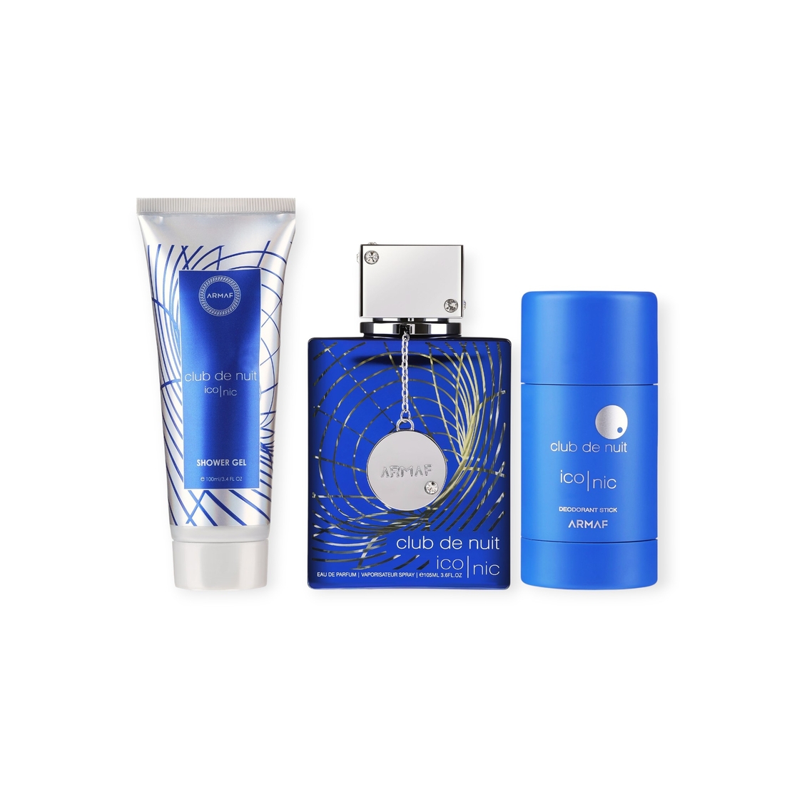 Armaf Club De Nuit Blue Iconic EDP 105 M+100 S.G+75 Deostick